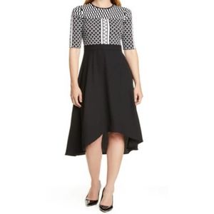 Ted Baker London Mix Print Tulip Hem Dress